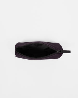 Alisa Deep Plum Cosmetic Pouch