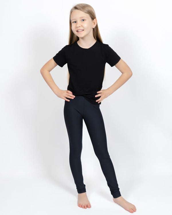 Black Kids Leggings