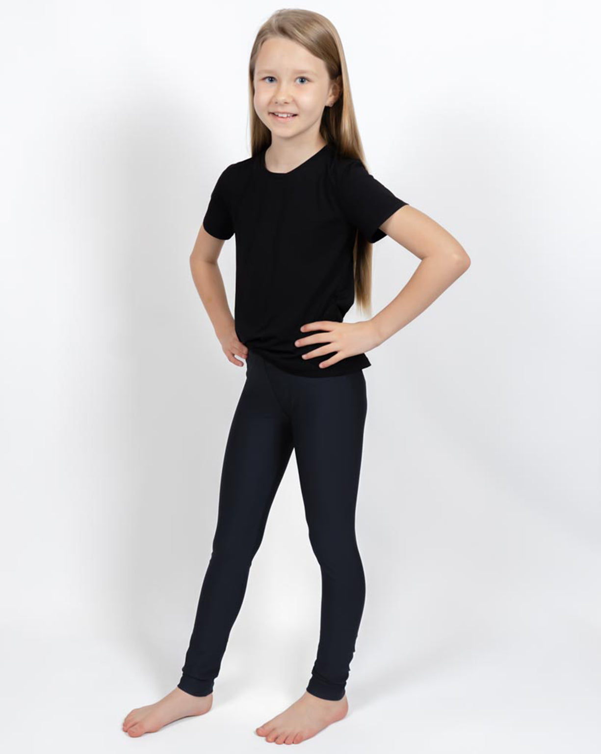 Black Kids Leggings