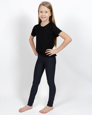 Black Kids Leggings