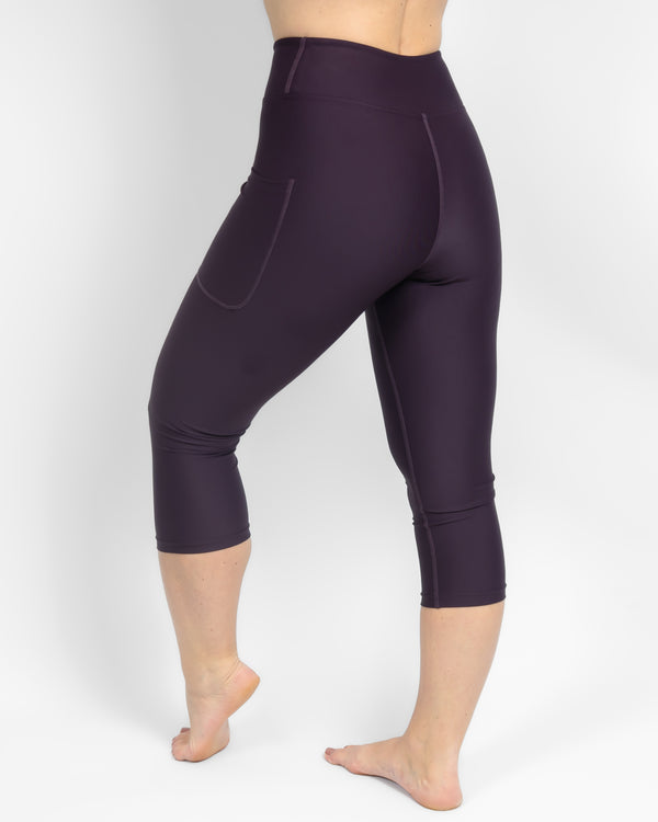 Signature Deep Plum Capri