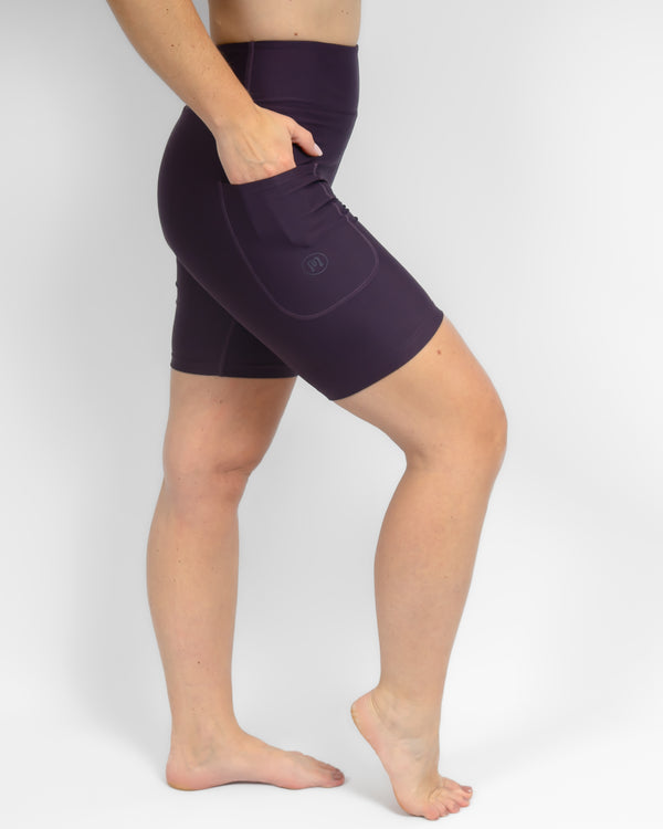 Signature Deep Plum Shorts