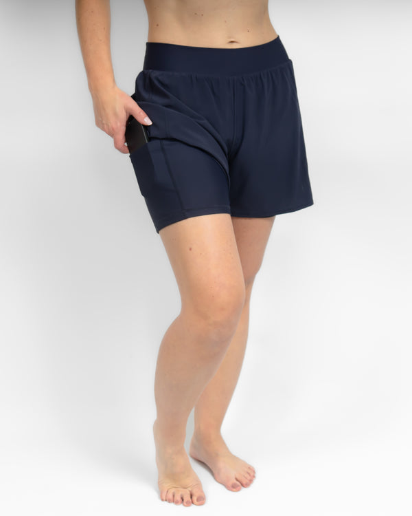 Freya 2-in-1 Deep Blue Shorts