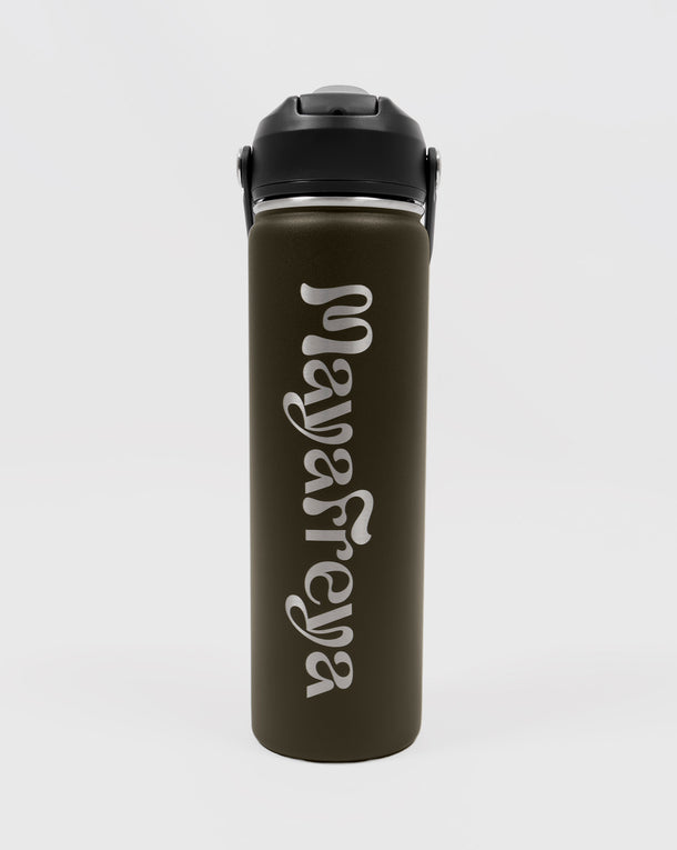 Luna Deep Olive Water Bottle 650ml