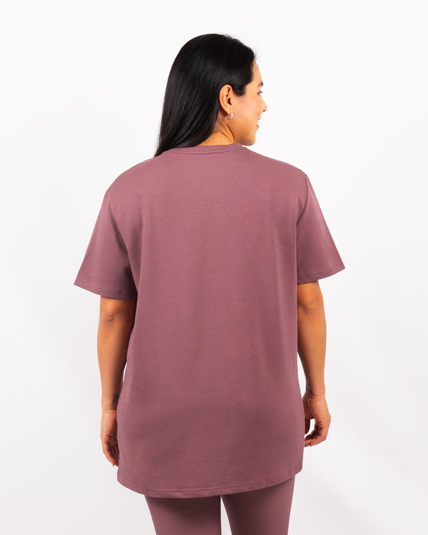 Naomi Everyday Dusty Rose Long T-Shirt