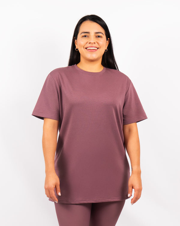 Naomi Everyday Dusty Rose Long T-Shirt