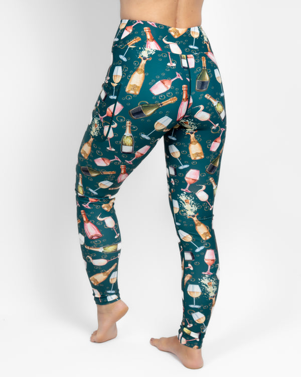 Lillemor x Champagnekassen - Signature Sip Happens Leggings