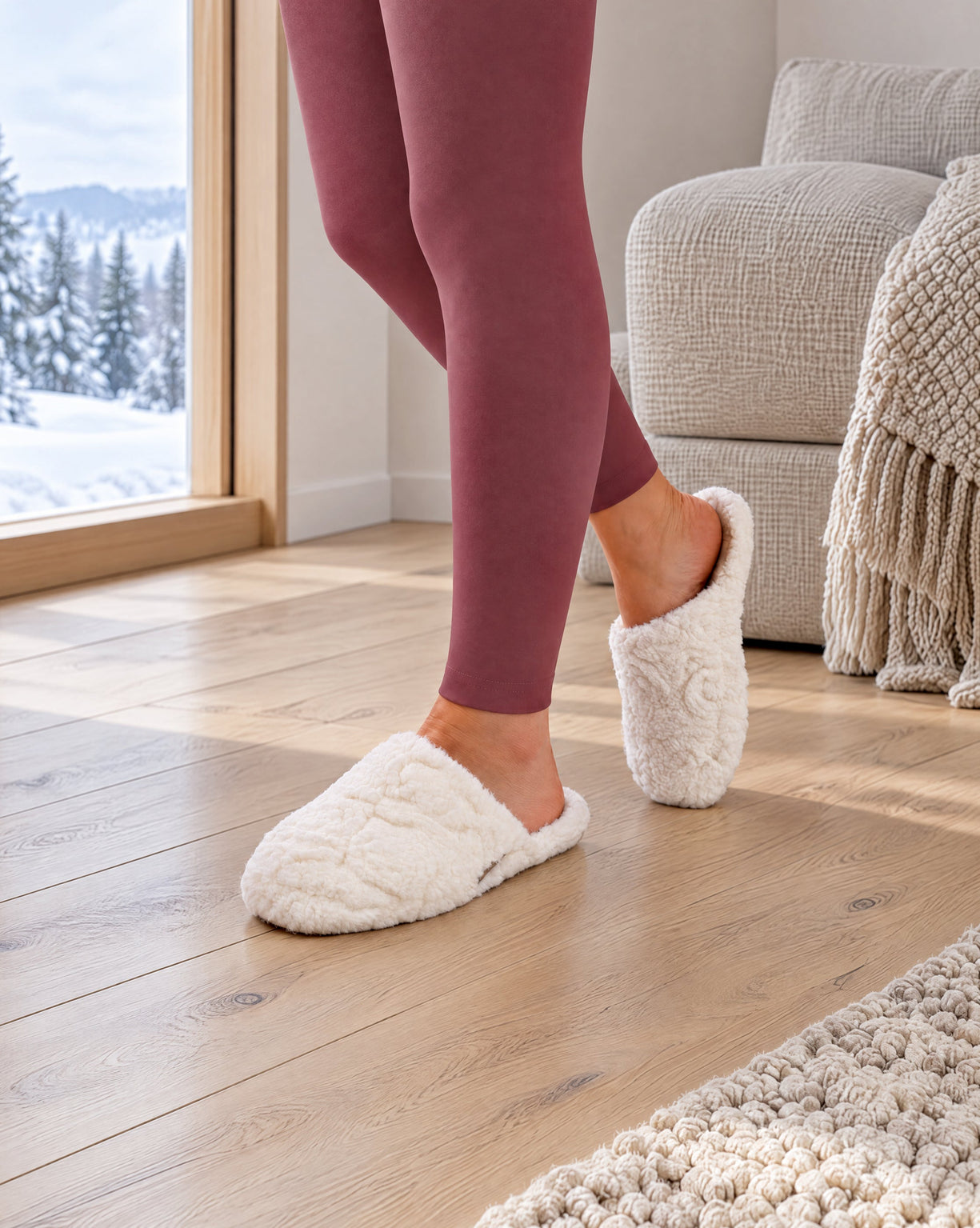 Vega Off-White Homewear Slippers